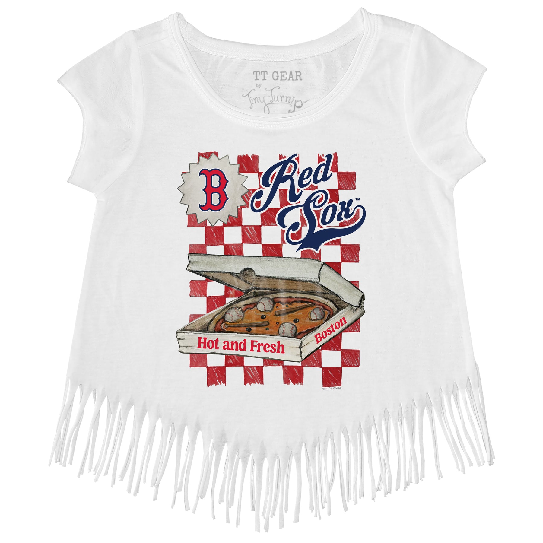 Boston Red Sox Pizza Fringe Tee