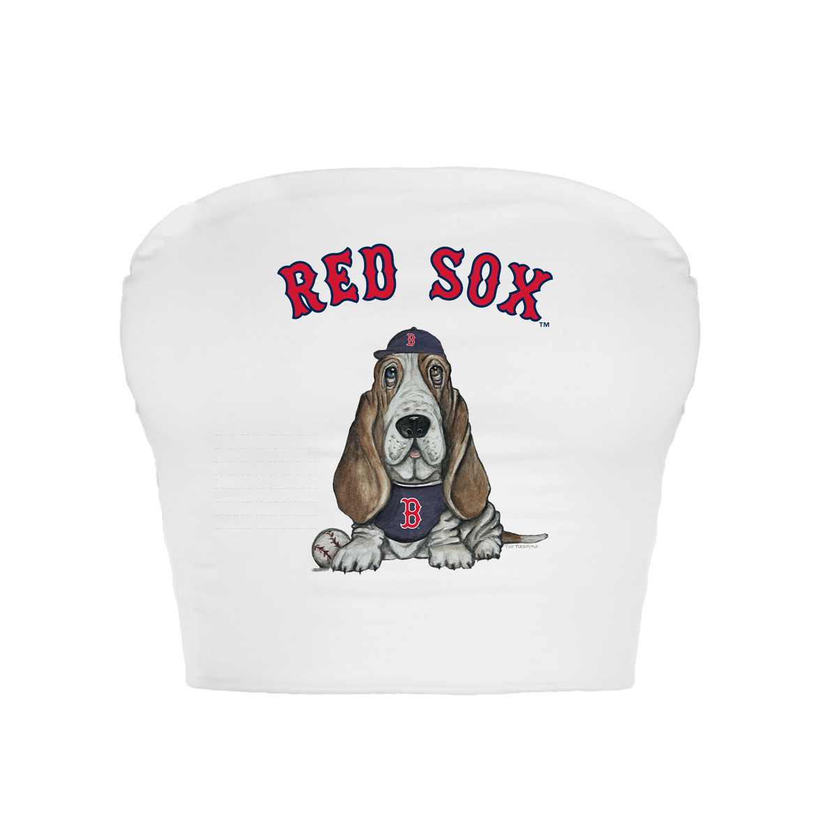 Boston Red Sox Puddy Crop Tube Top