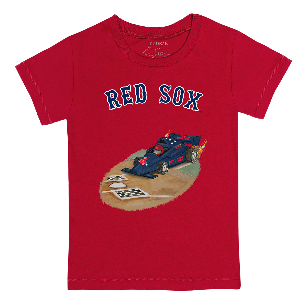 Boston Red Sox Race Car Tee Shirt