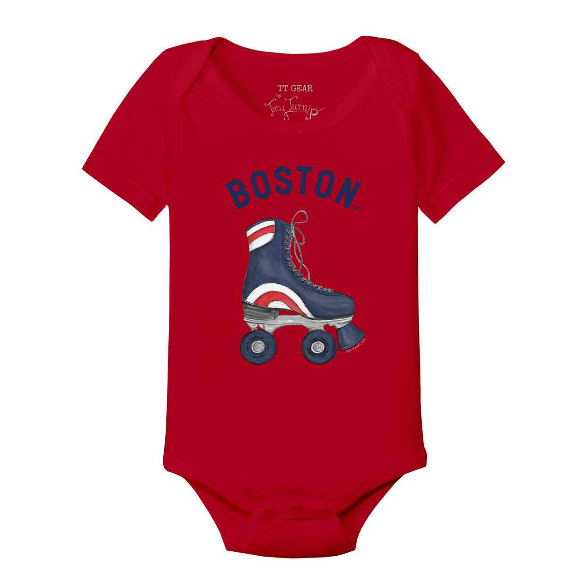 Boston Red Sox Retro Skate Short Sleeve Snapper