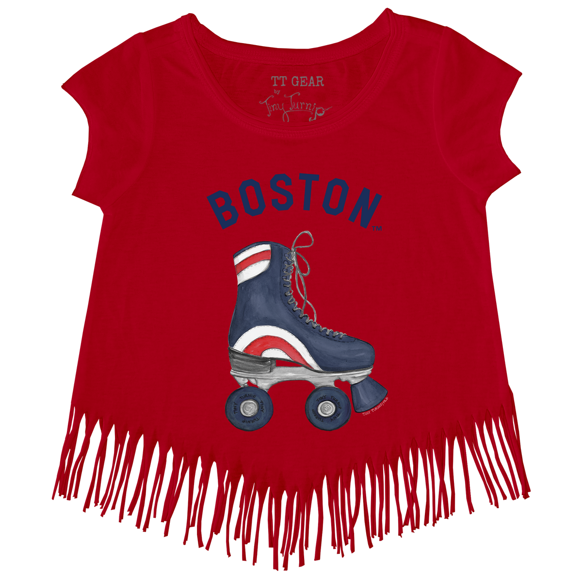 Boston Red Sox Retro Skate Fringe Tee