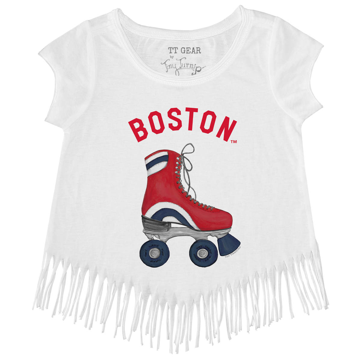 Boston Red Sox Retro Skate Fringe Tee