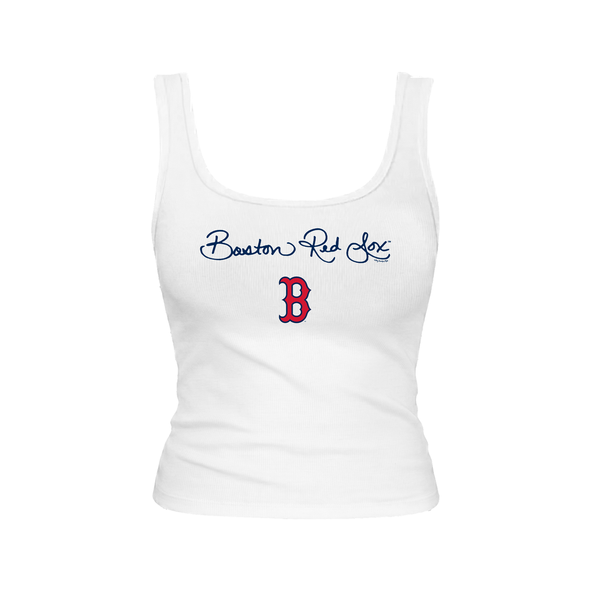 Boston Red Sox Logo Script Emmy Tank