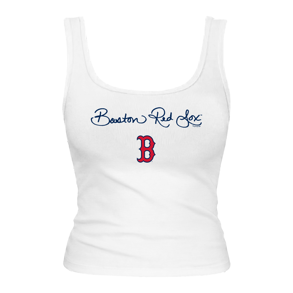 Boston Red Sox Logo Script Emmy Tank