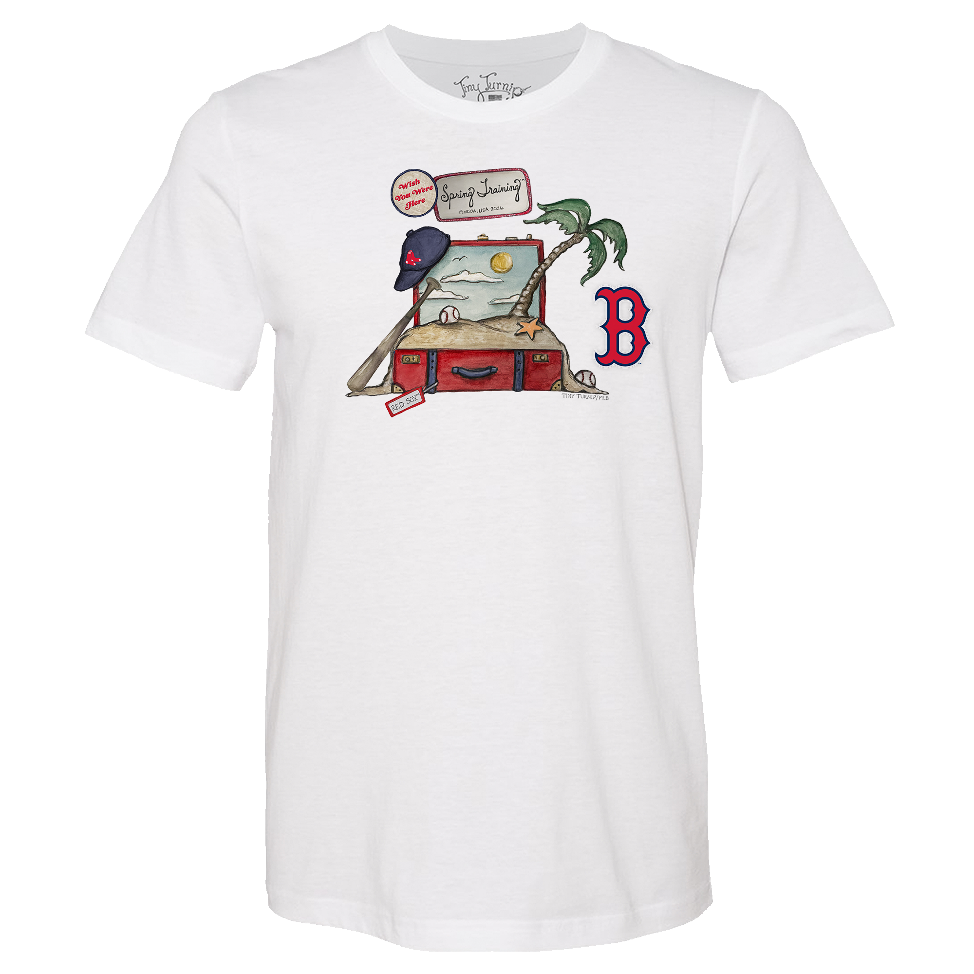 Boston Red Sox Spring Training 2026 Unisex Tee Shirt | Tiny Turnip