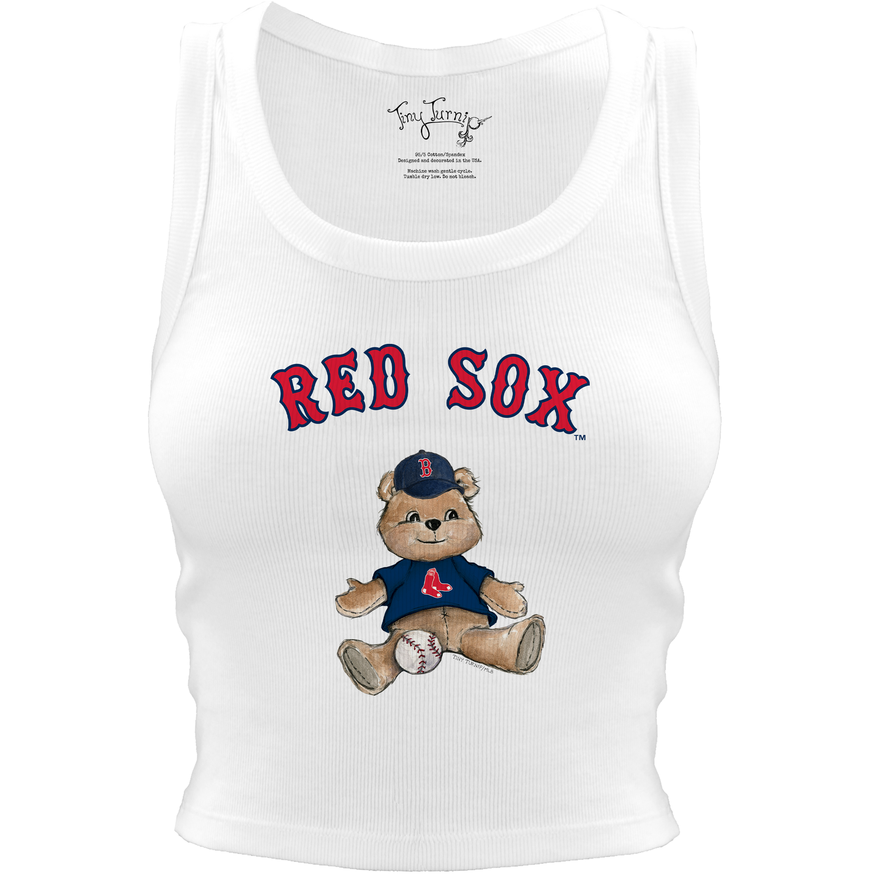 Boston Red Sox Teddy Crop Tank