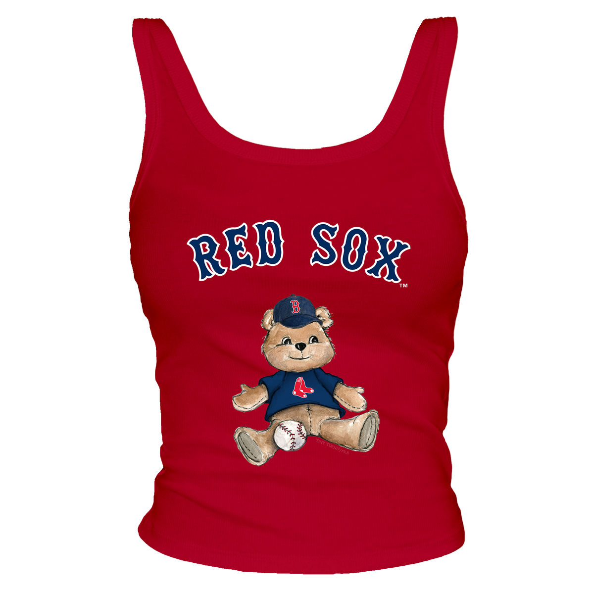 Boston Red Sox Teddy Ribbed Tank - Tiny Turnip