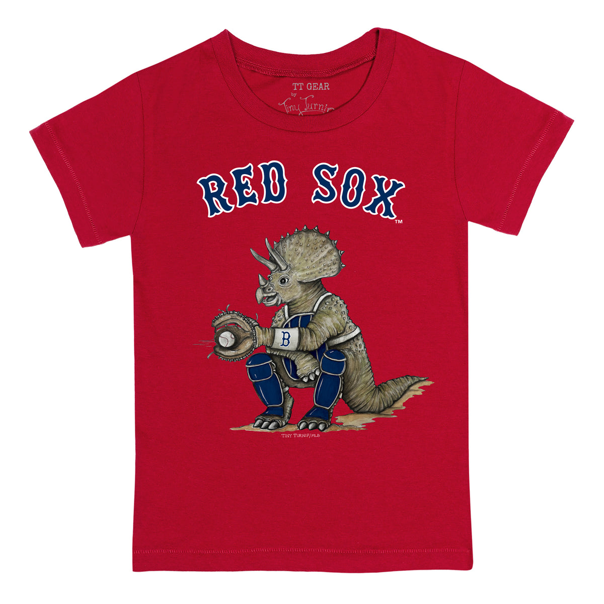 Boston Red Sox Triceratops Tee Shirt