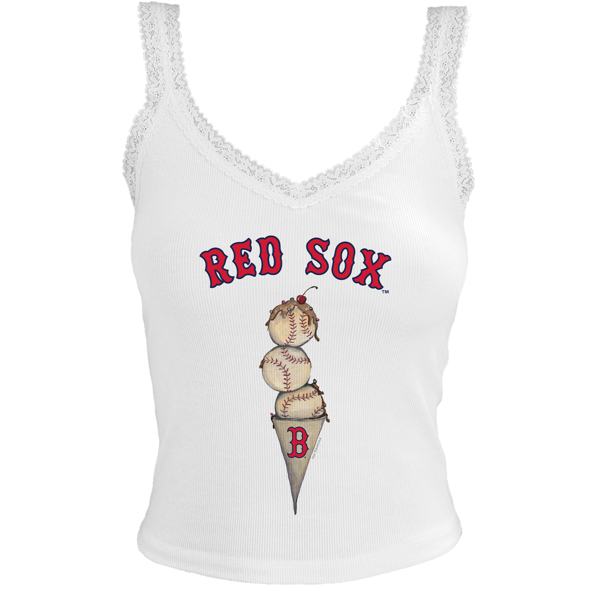 Boston Red Sox Triple Scoop Lace Tank