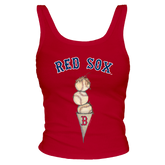 Boston Red Sox Triple Scoop Ribbed Tank