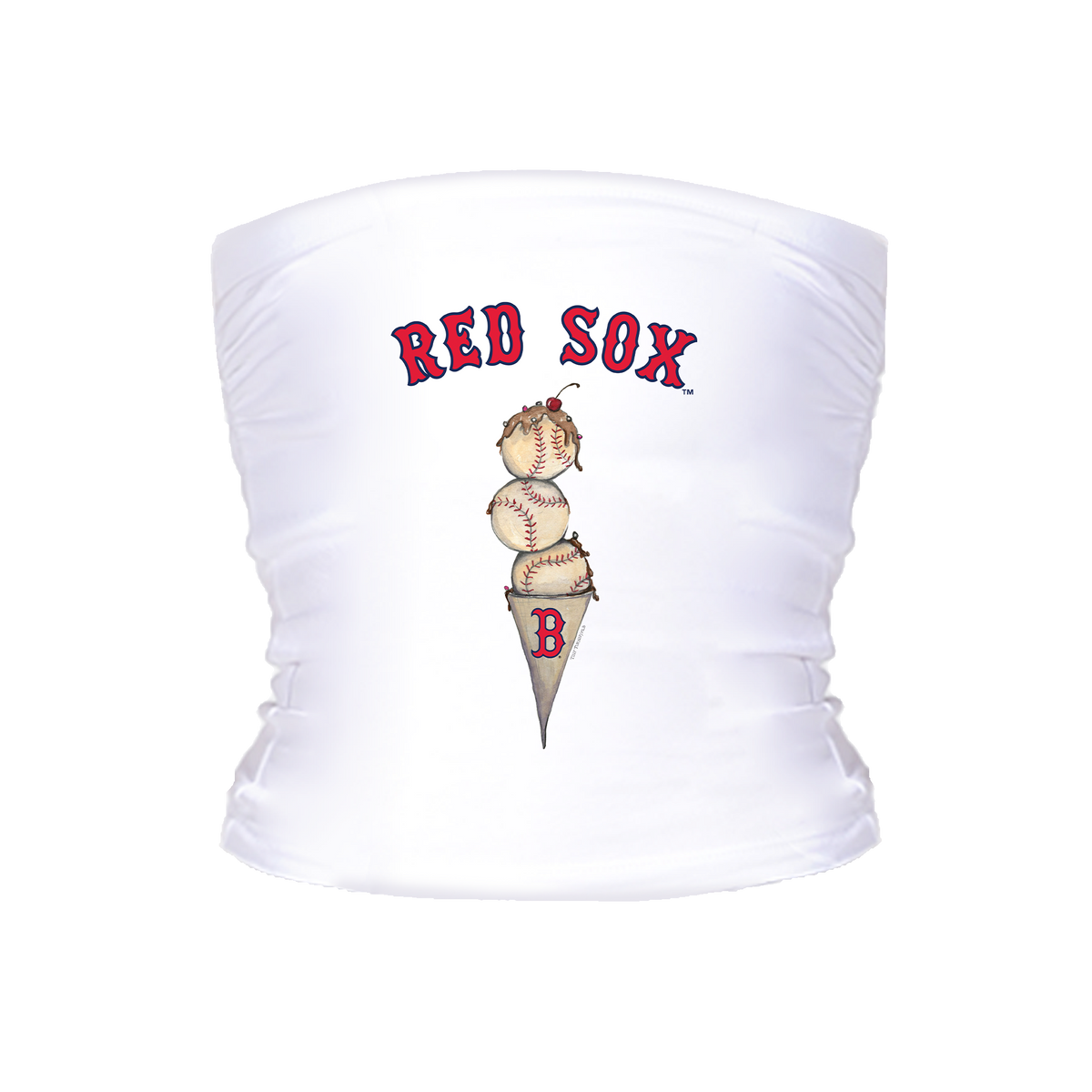 Boston Red Sox Triple Scoop Tube Top