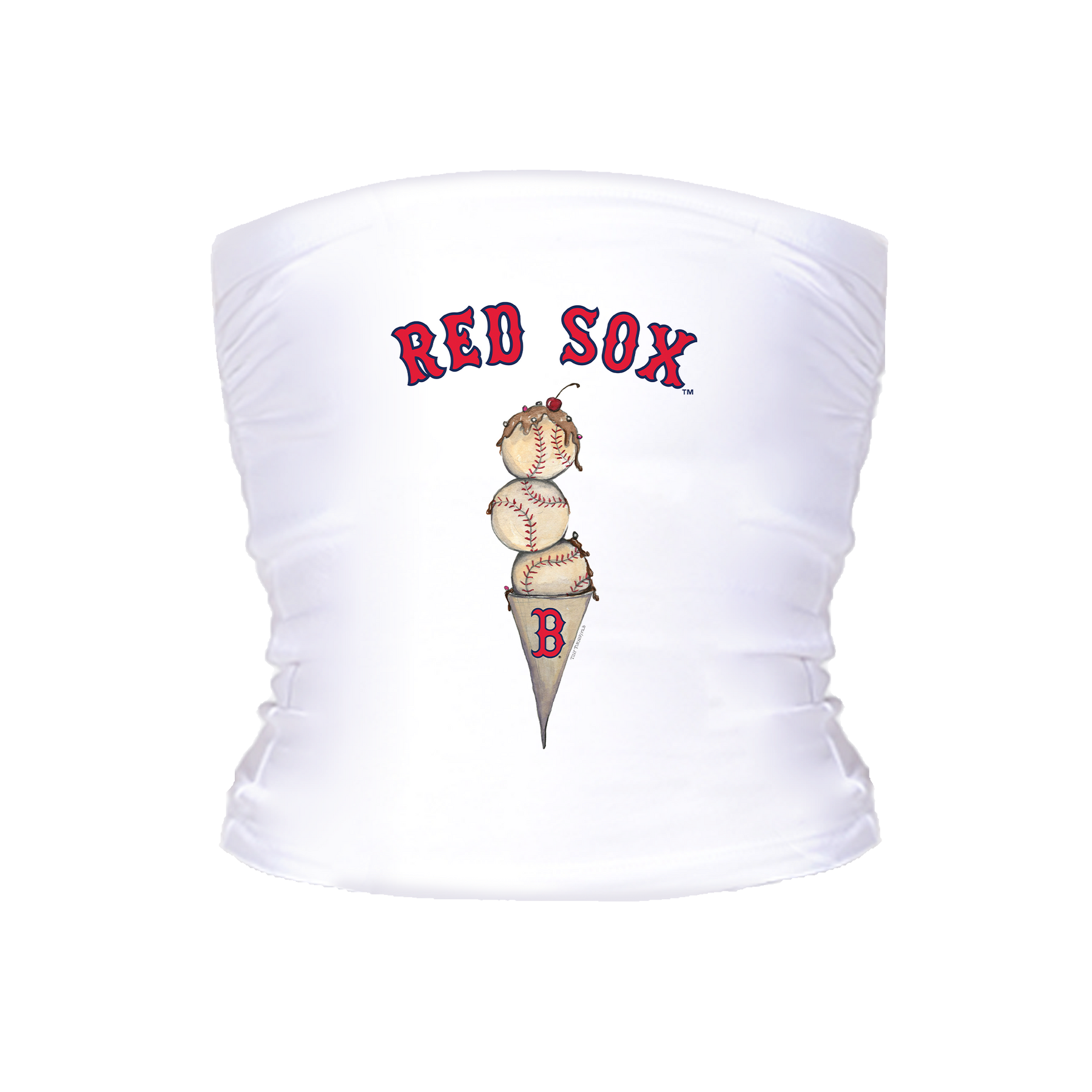 Boston Red Sox Triple Scoop Tube Top