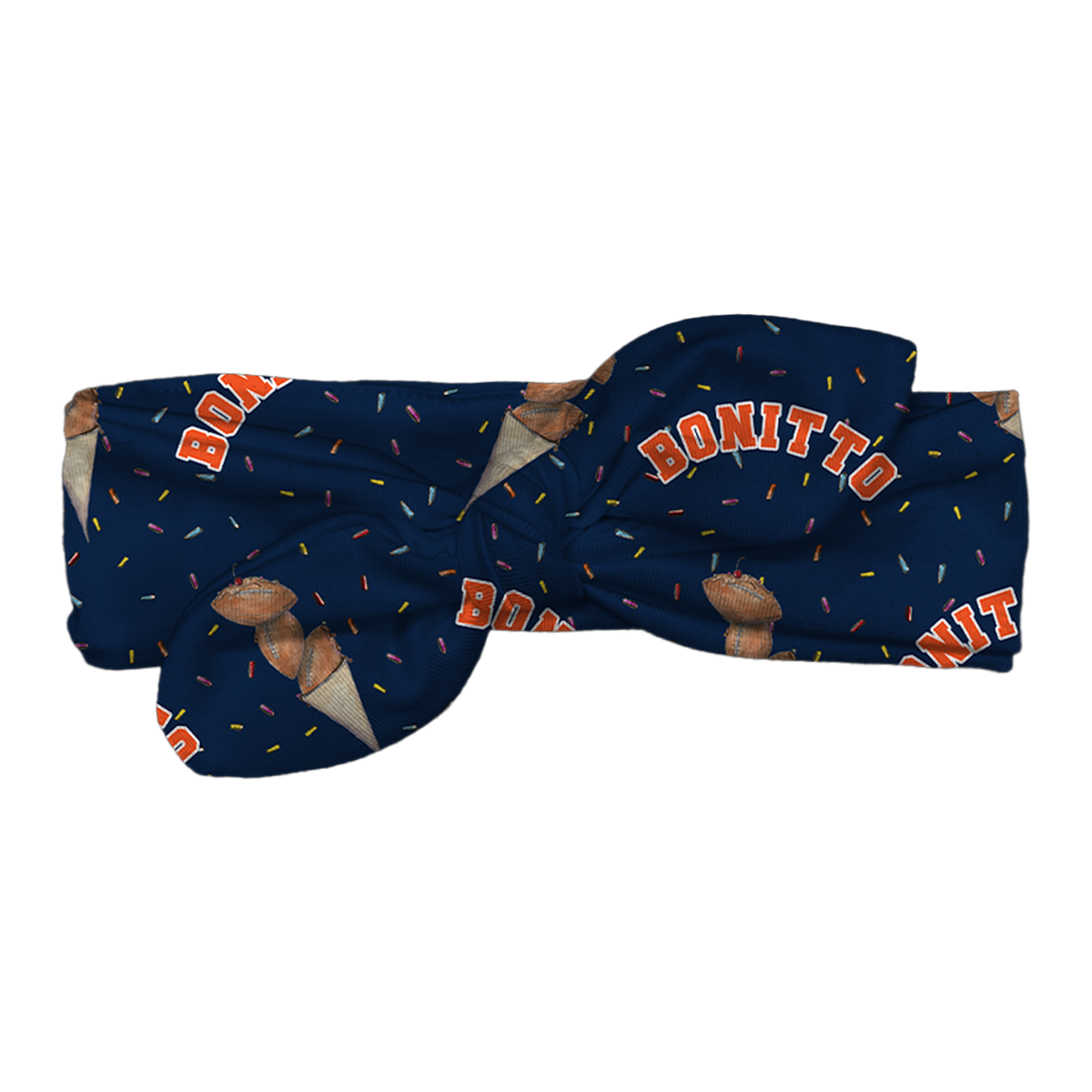 VIP Football: Triple Scoop w/ Name - Headband - Tiny Turnip