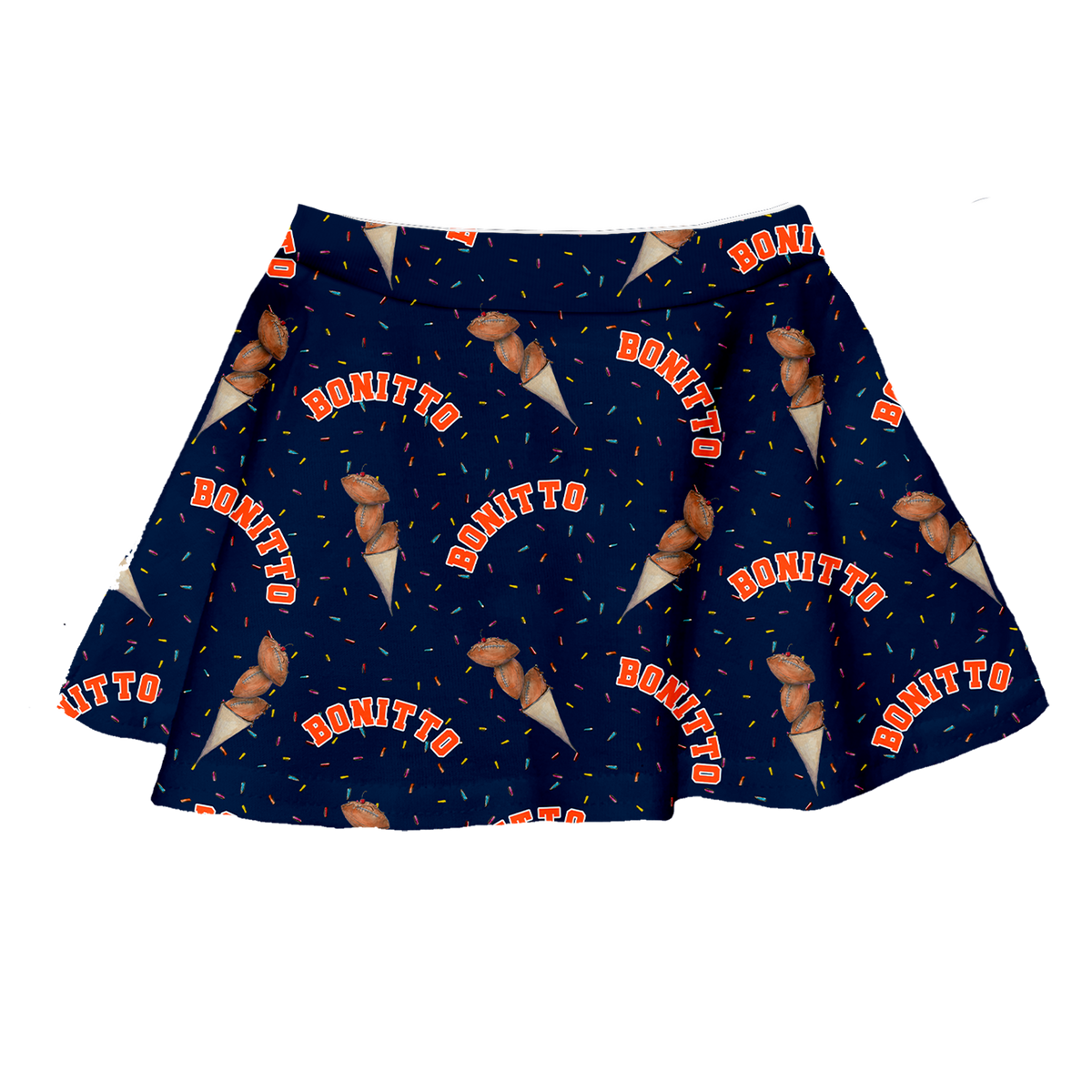 VIP Football: Triple Scoop w/ Name - Skirt - Tiny Turnip