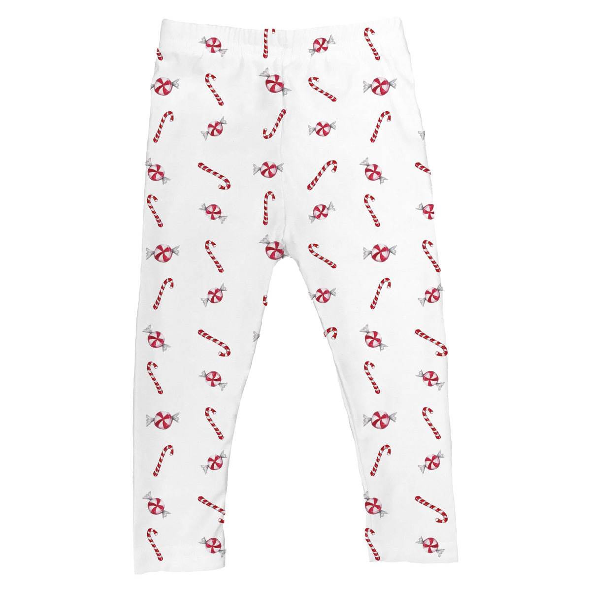 Candy Cane Peppermint Kid's Leggings