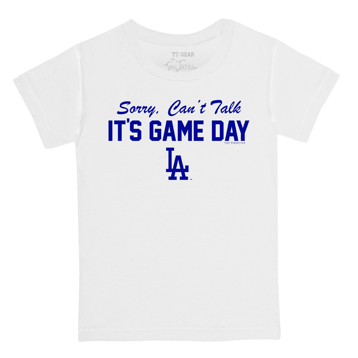 LA Dodgers Chelsea Freeman Game Day Kid's Tee Shirt - Tiny Turnip