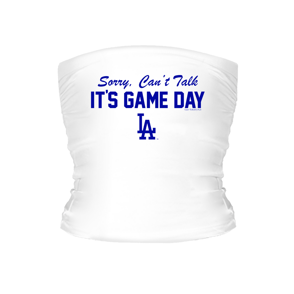 LA Dodgers Chelsea Freeman Game Day Tube Top - Tiny Turnip