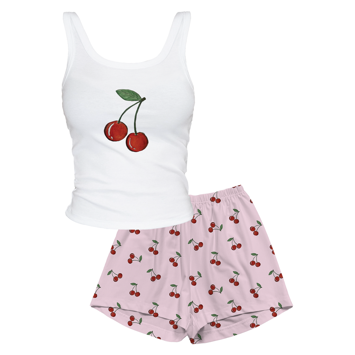 Cherry Pajama Set