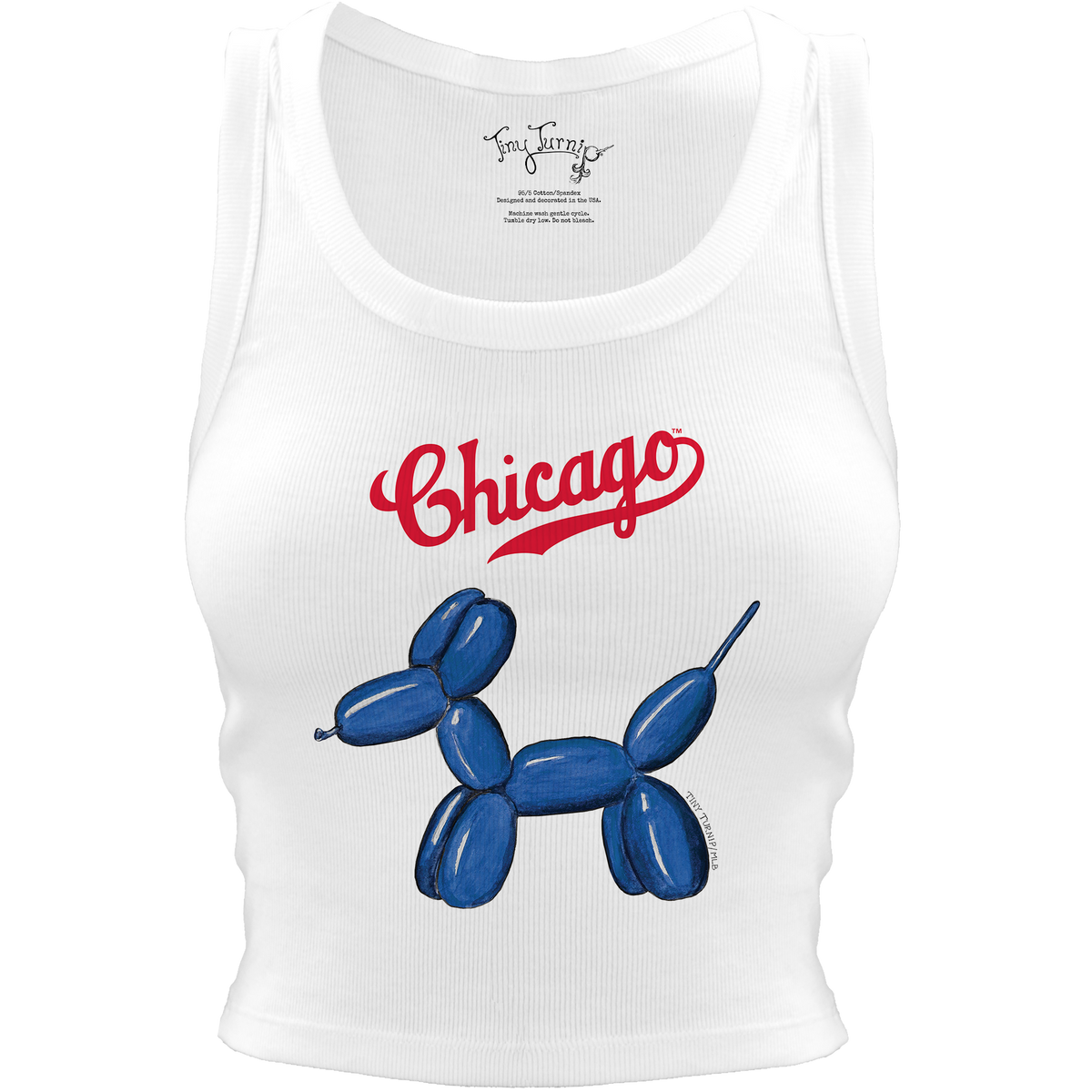 Chicago Cubs Balloon Dog Crop Tank