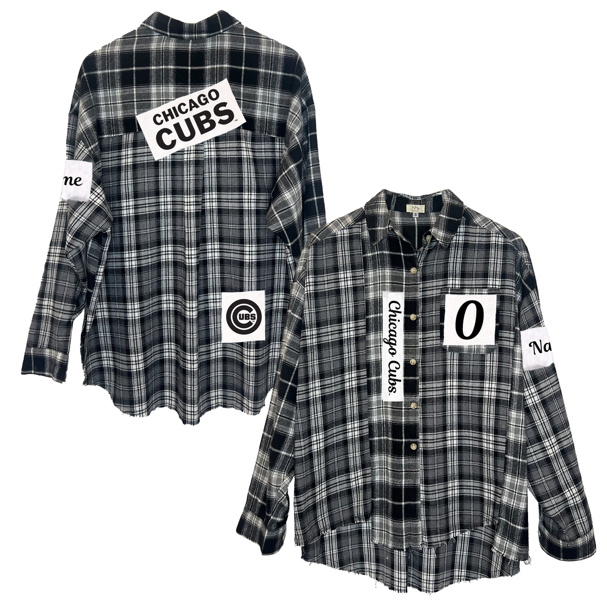 Chicago Cubs Black Out Flannel