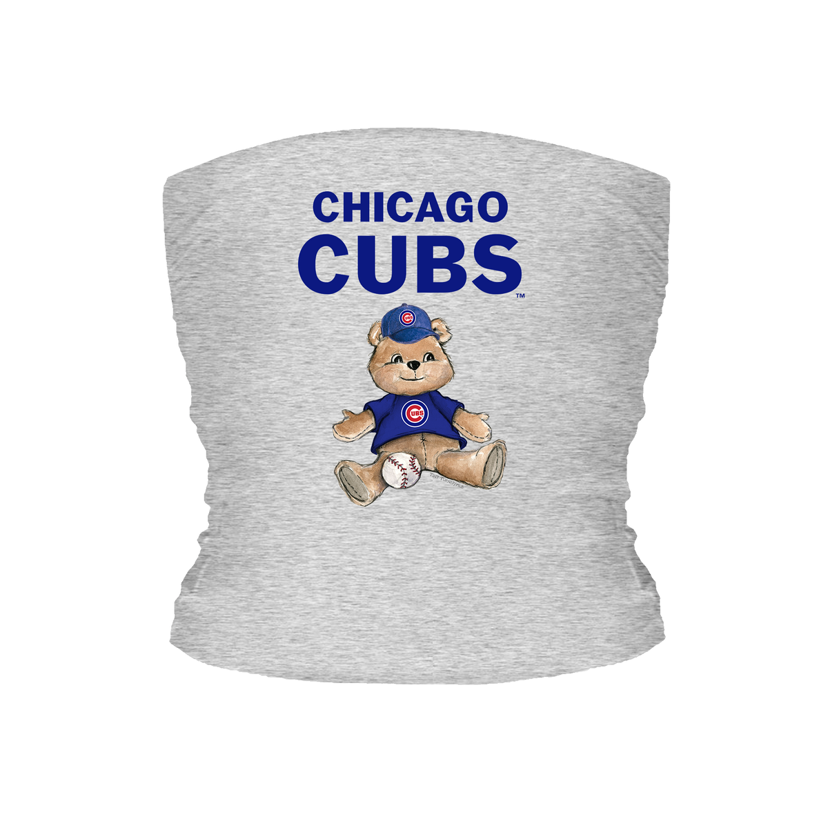 Chicago Cubs Teddy Tube Top - Tiny Turnip