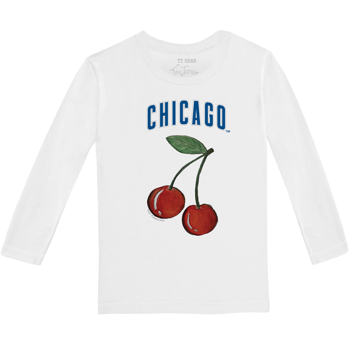 Chicago Cubs Cherry Long-Sleeve Tee Shirt