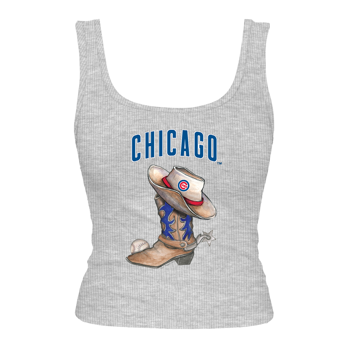Chicago Cubs Cowboy Boot Emmy Tank