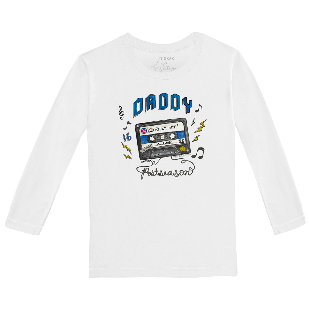 VIP Chicago Cubs Postseason '26 Kid's Long-Sleeve Tee Shirt - Tiny Turnip