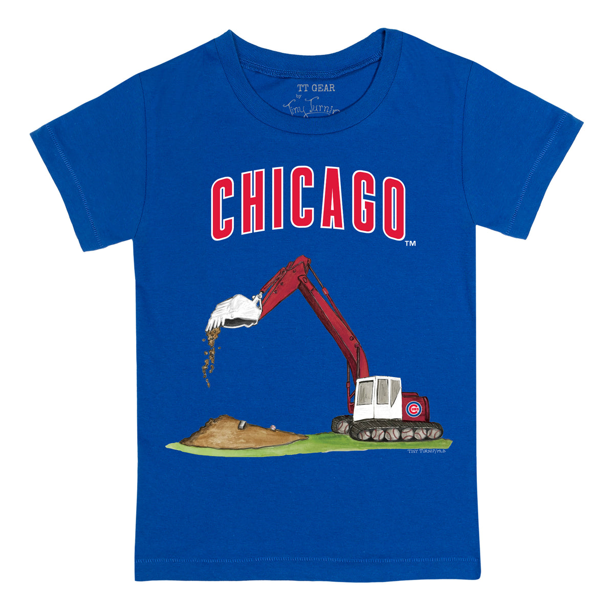 Chicago Cubs Excavator Tee Shirt