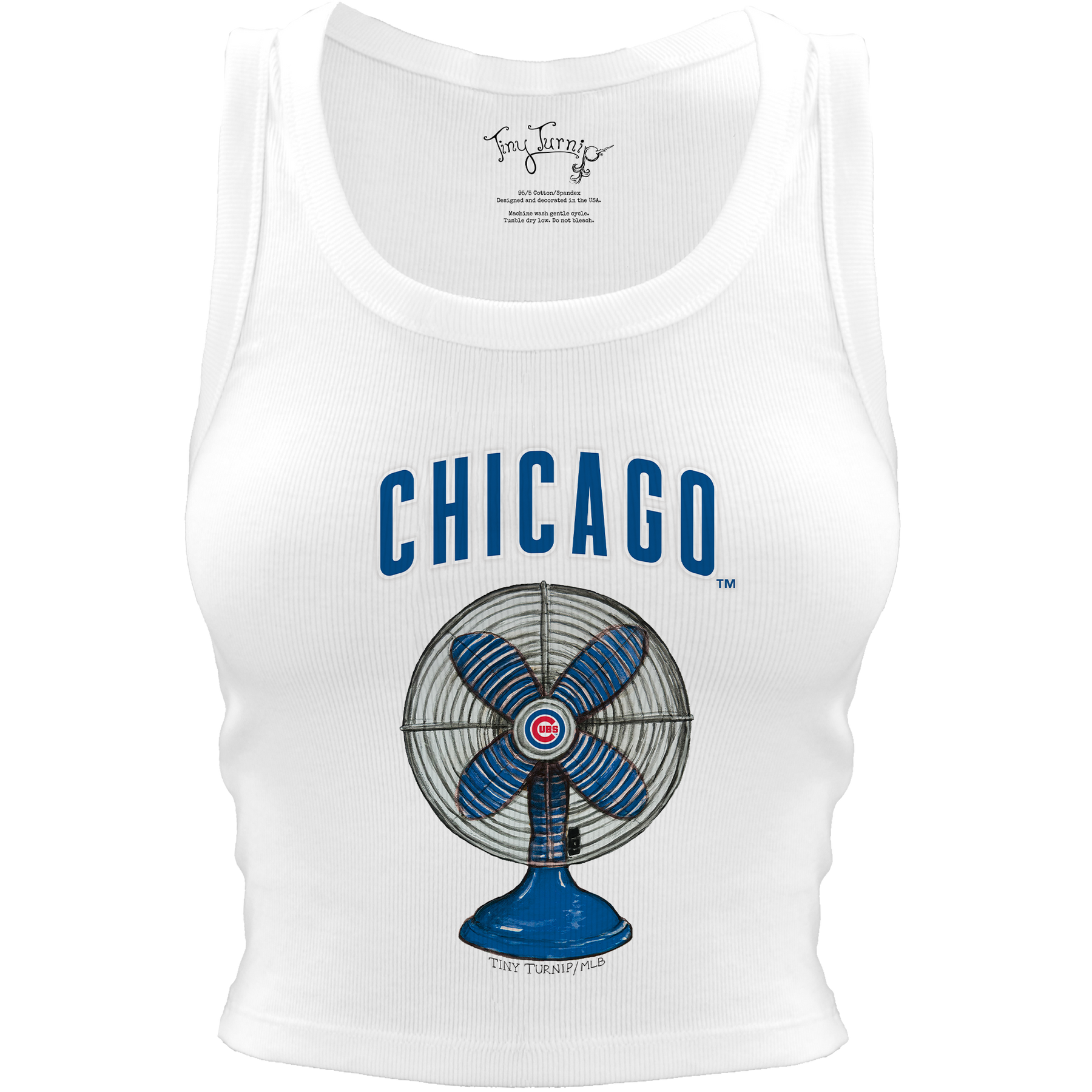 Chicago Cubs Fan Crop Tank