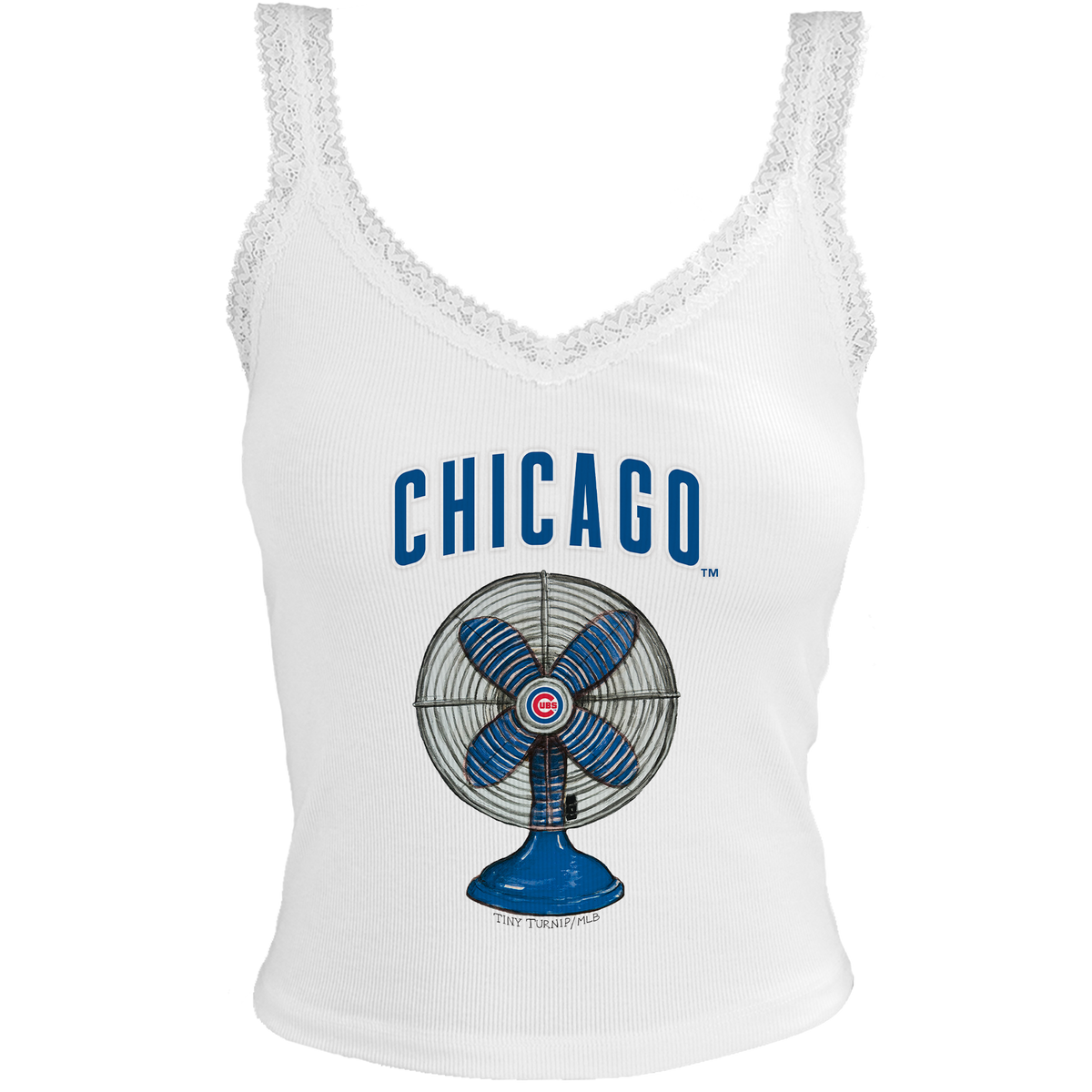 Chicago Cubs Fan Lace Tank