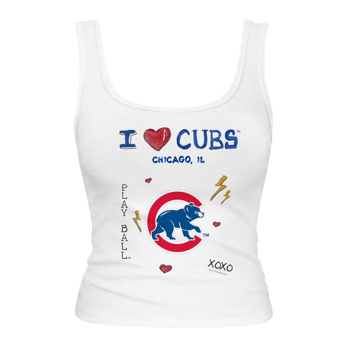 Chicago Cubs I Heart Cubs Emmy Tank