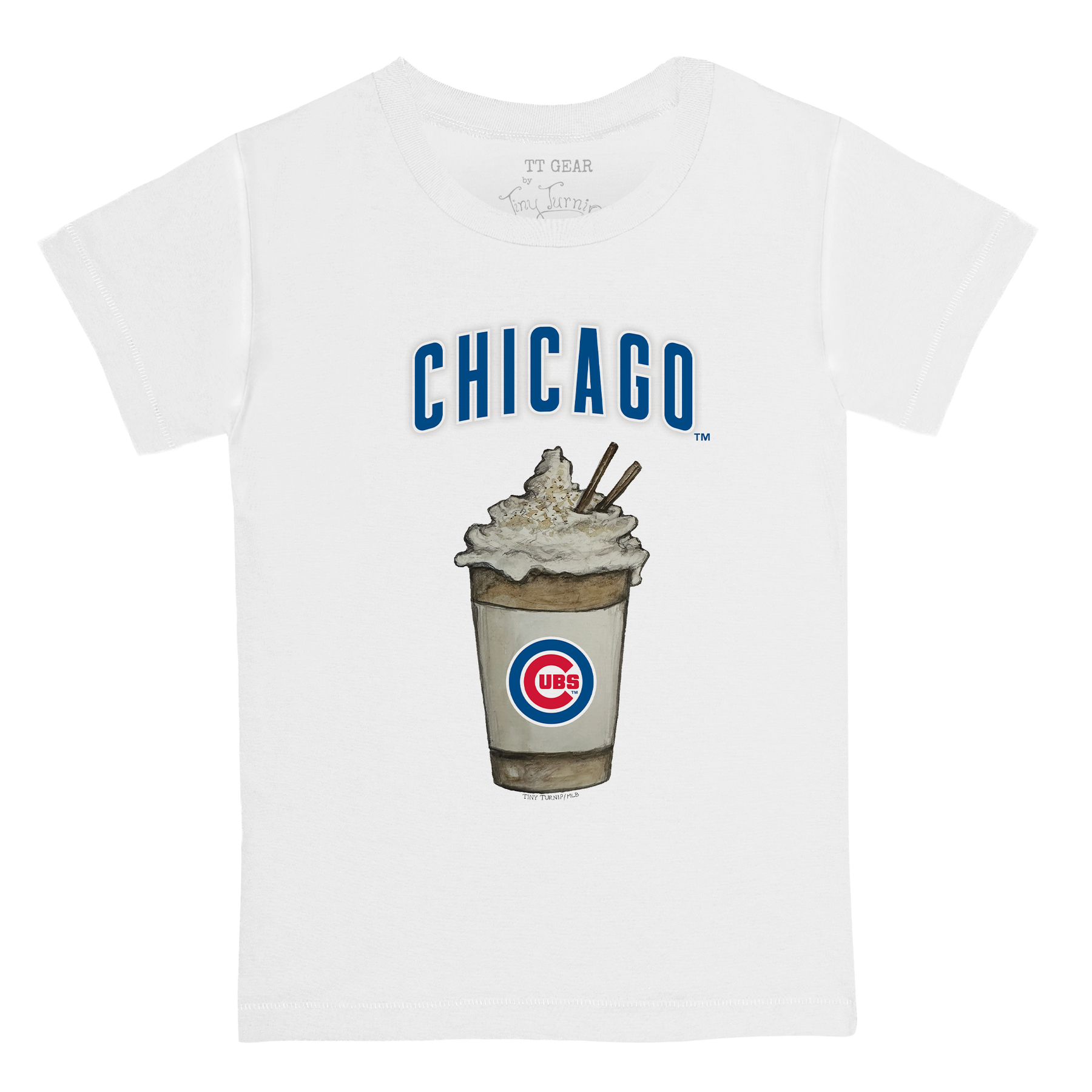Chicago Cubs Latte Kid's Tee Shirt