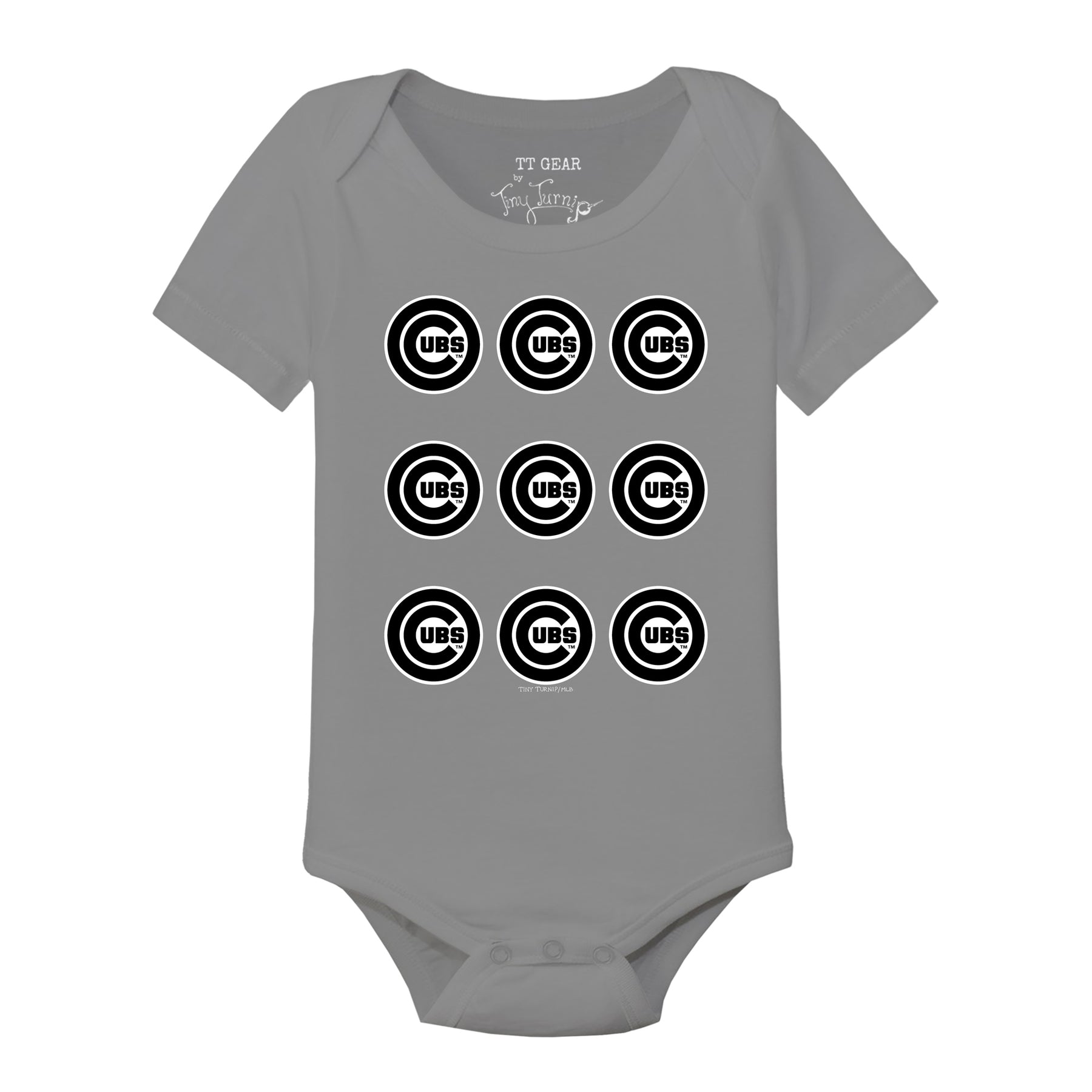 Chicago Cubs Logo Grid Short Sleeve Snapper