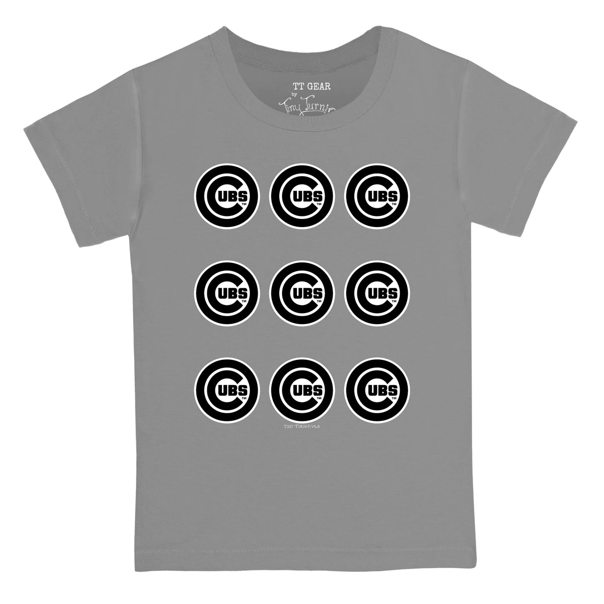 Chicago Cubs Logo Grid Tee Shirt