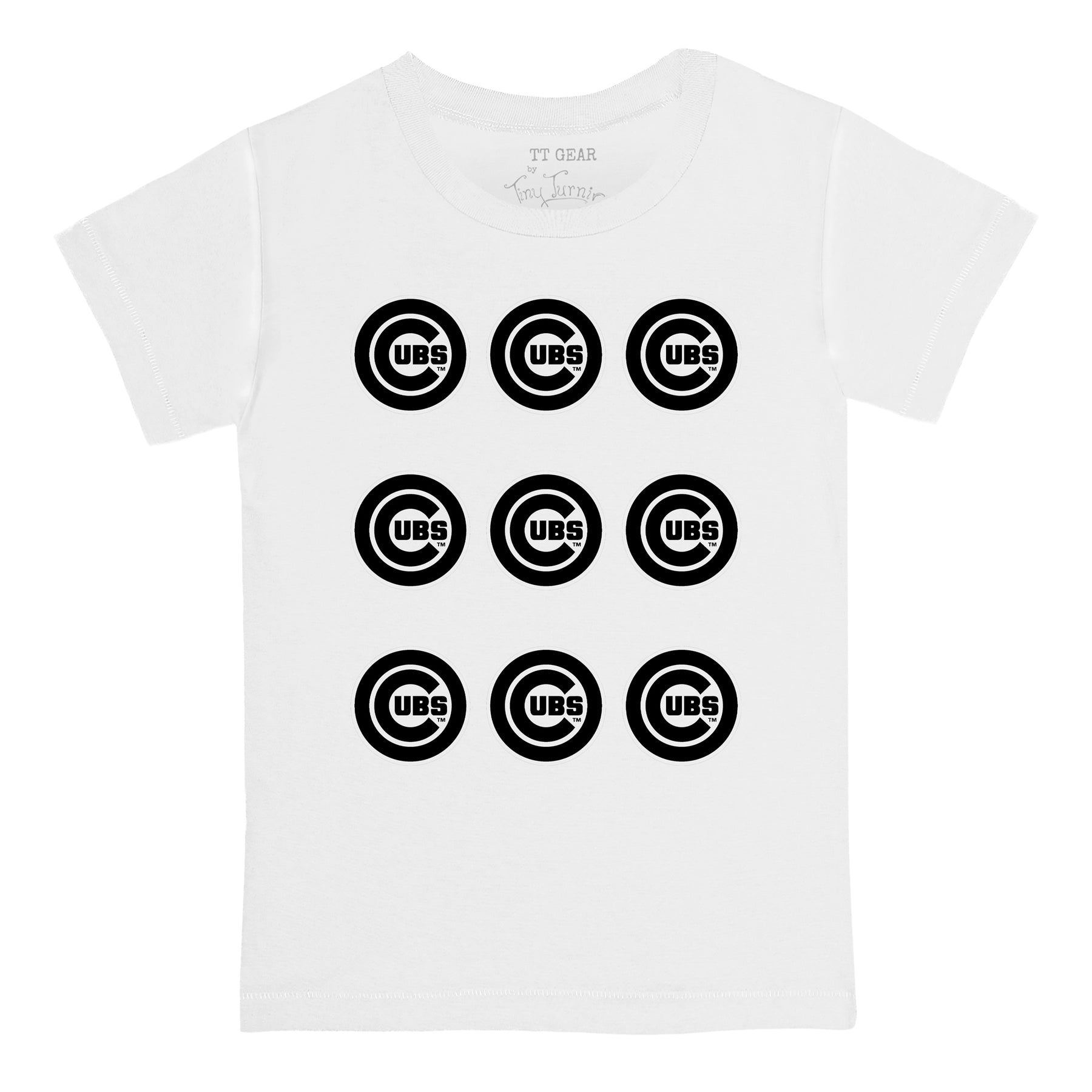 Chicago Cubs Logo Grid Tee Shirt