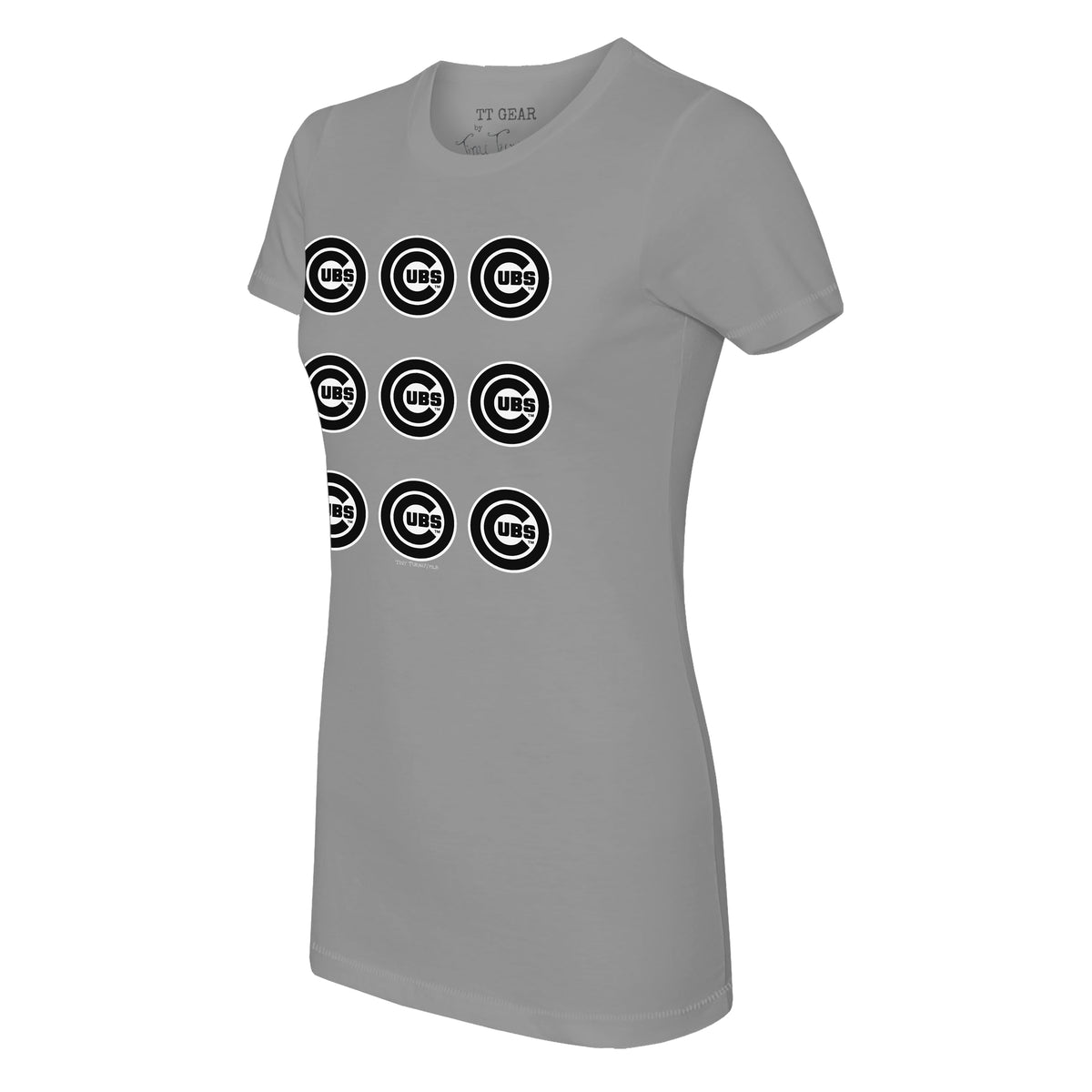 Chicago Cubs Logo Grid Tee Shirt