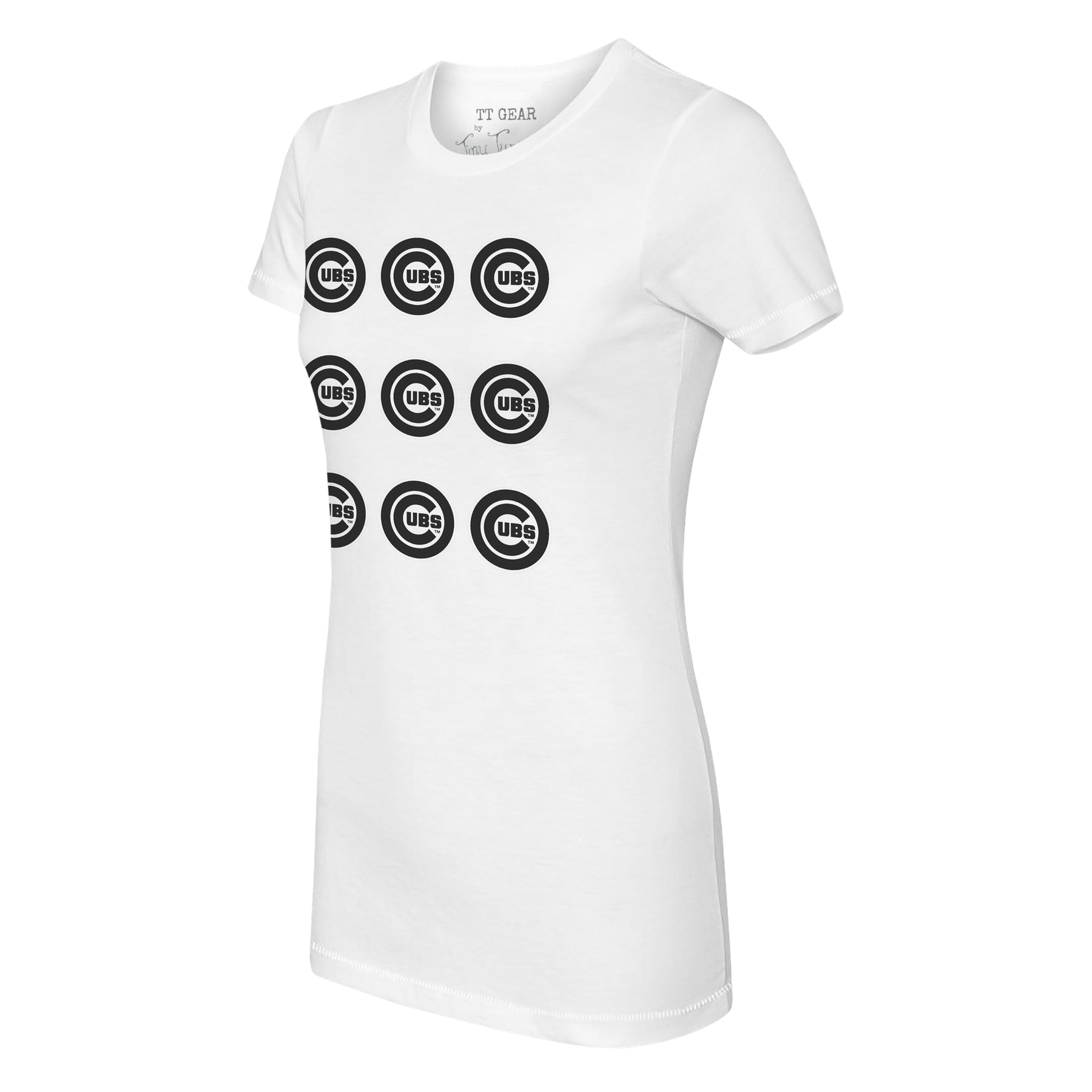 Chicago Cubs Logo Grid Tee Shirt