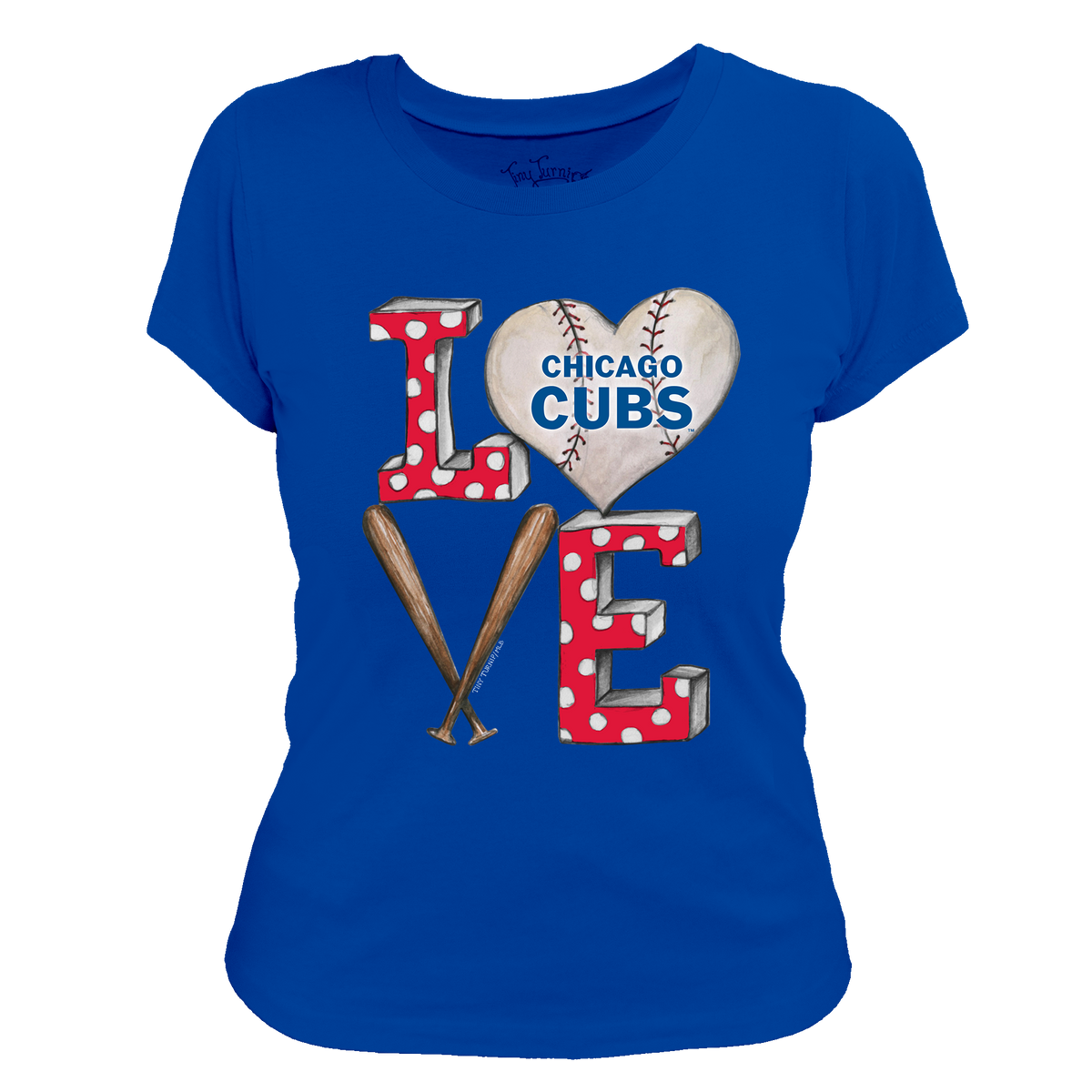Chicago Cubs Baseball LOVE Tee Shirt