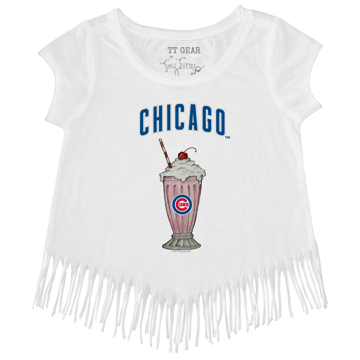 Chicago Cubs Milkshake Fringe Tee