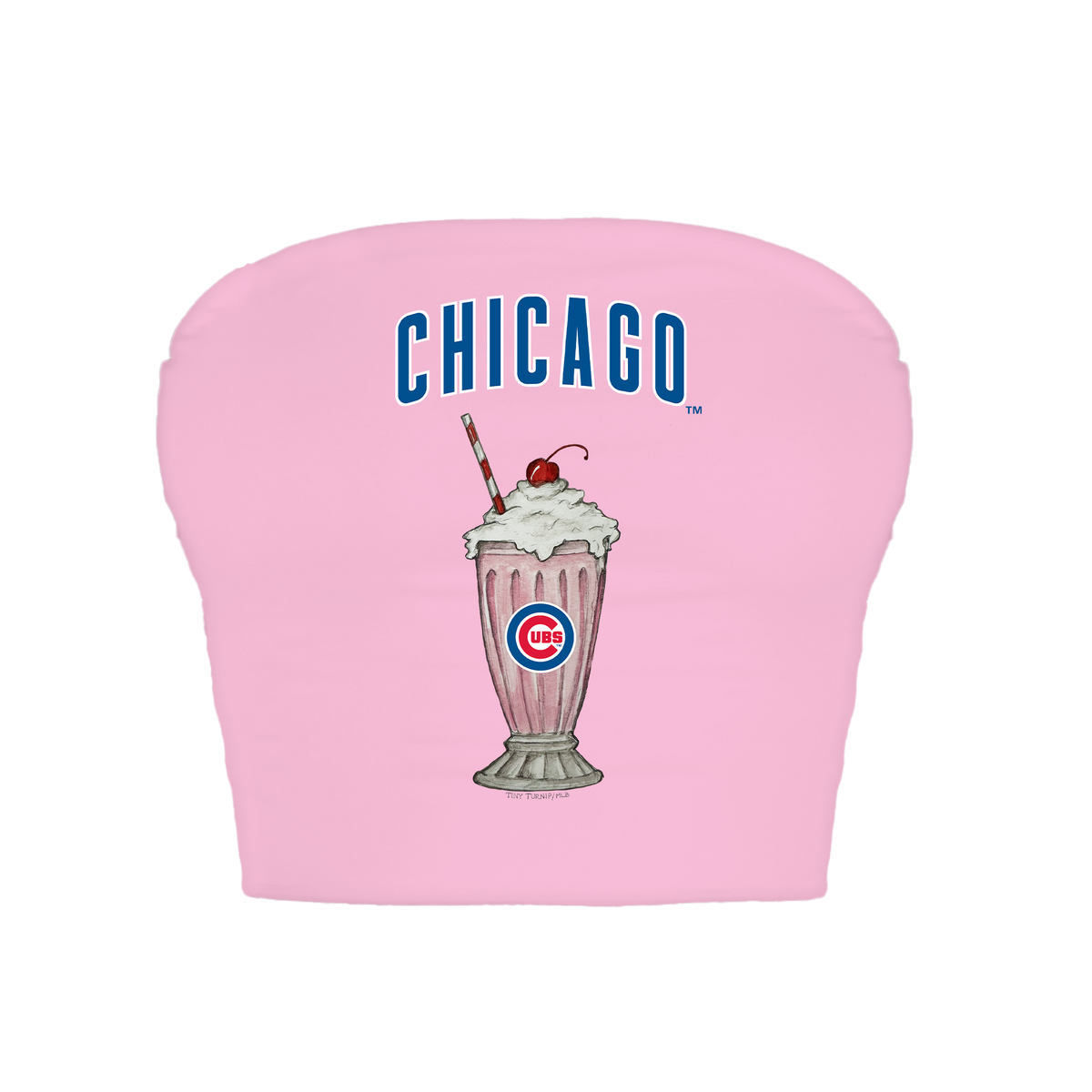 Chicago Cubs Milkshake Crop Tube Top