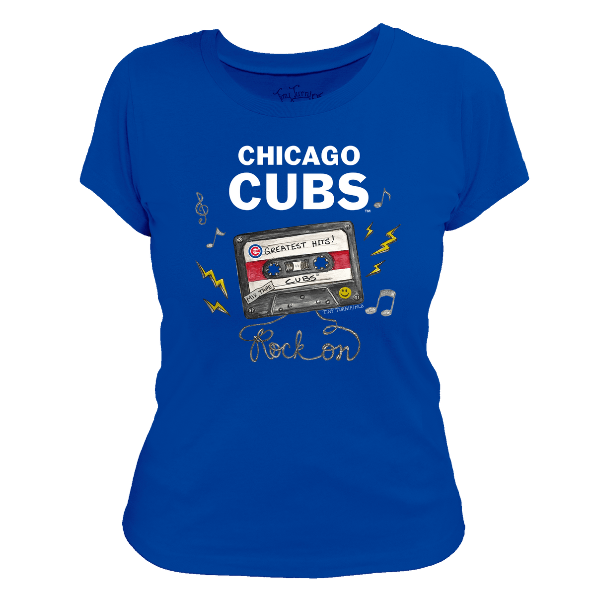 Chicago Cubs Mixtape Women's Tee Shirt