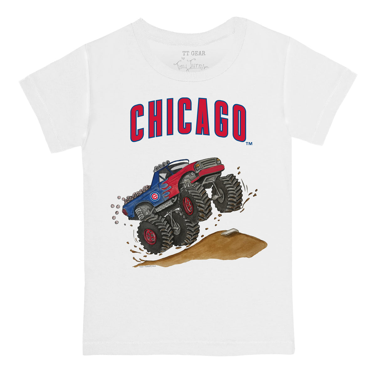 Chicago Cubs Monster Truck Tee Shirt