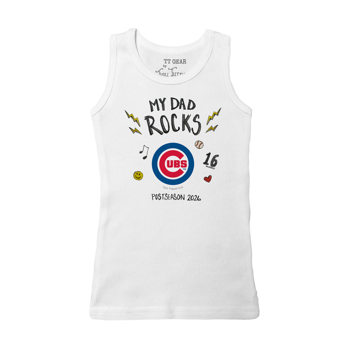 VIP Chicago Cubs Postseason '26 Kid's Tank - Tiny Turnip