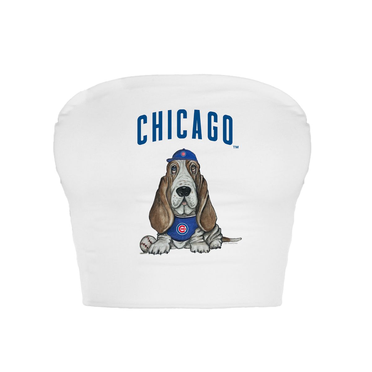 Chicago Cubs Puddy Crop Tube Top