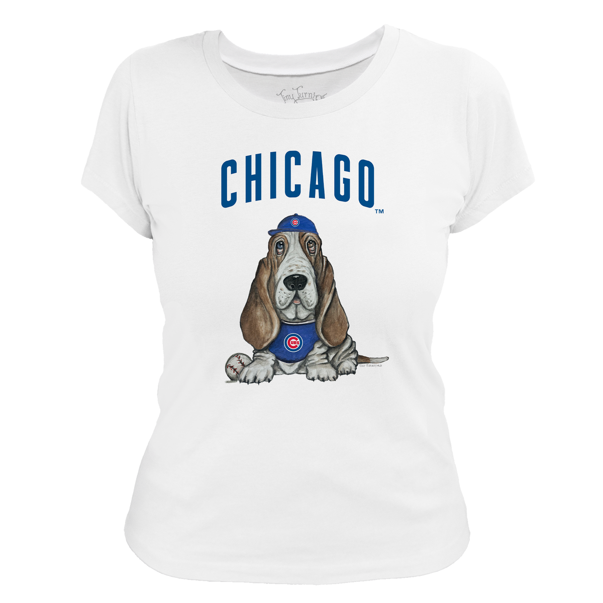 Chicago Cubs Puddy Women's Tee Shirt - Tiny Turnip