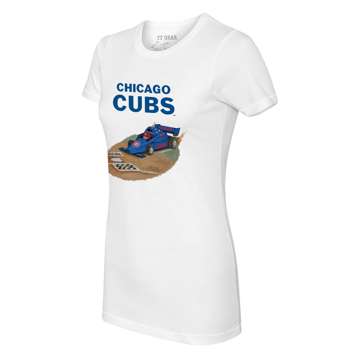 Chicago Cubs Race Car Tee Shirt