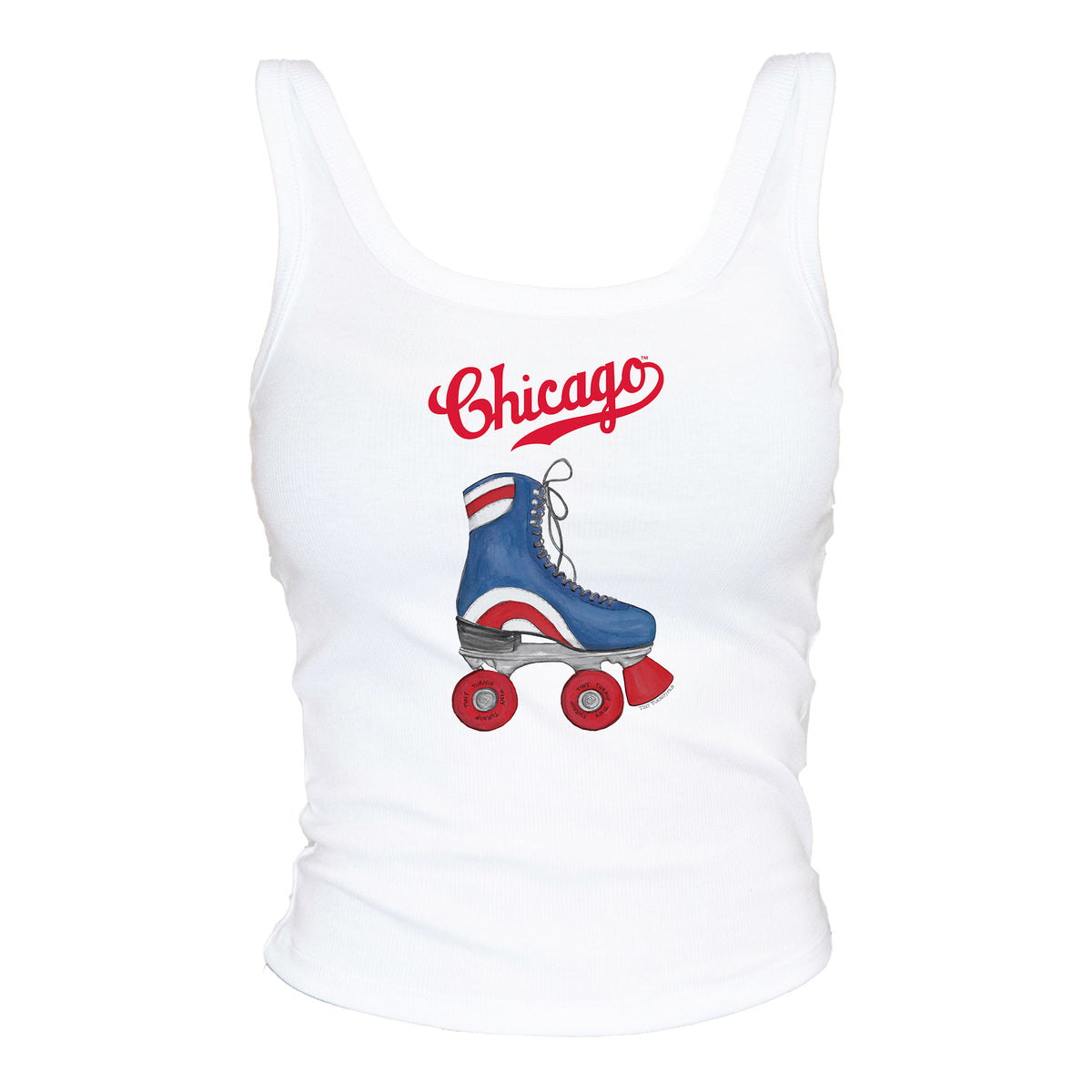 Chicago Cubs Retro Skate Tank