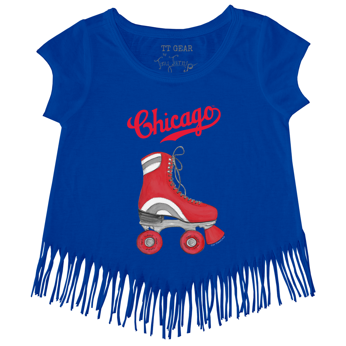 Chicago Cubs Retro Skate Fringe Tee