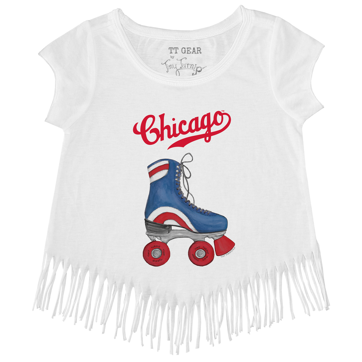 Chicago Cubs Retro Skate Fringe Tee